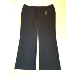 NWT Womens Pants-LANE BRYANT-"The Lena; Classic Trouser; Curvy Fit;Ponte"-26/28T